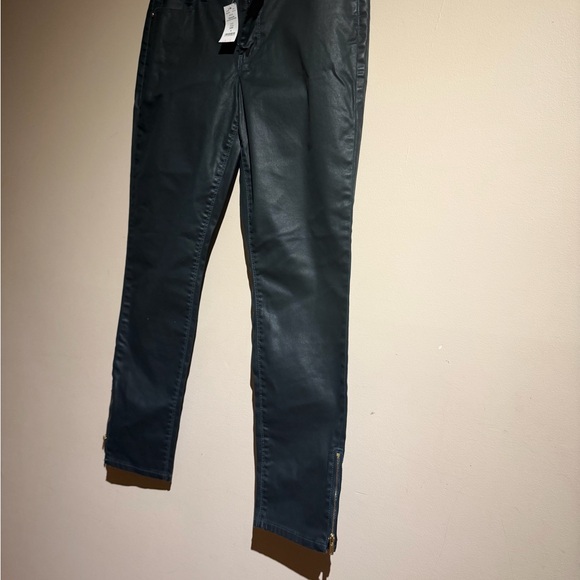White House Black Market Dark Green Skinny Leg Pants - Picture 8 of 15
